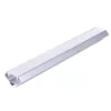 Angular profile N01 anodized silver + milky cover 1m Kobi