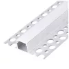 Recessed profile KG02 anodized silver + milky cover 1m Kobi