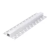 Recessed profile KG02 anodized silver + milky cover 1m Kobi