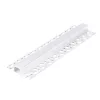 Recessed profile KG02 white + milky cover 1m Kobi