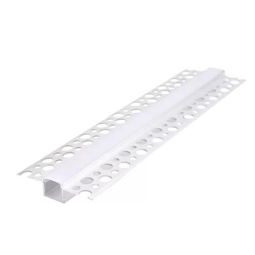 Recessed profile KG01 white + milky cover 2m Kobi
