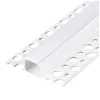 Recessed profile KG02 white + milky cover 2m Kobi