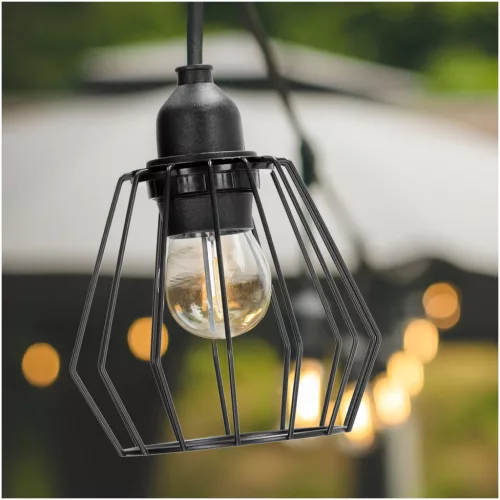 SET CRETE Garland 5m + cable 5m + 5x lampshade D1