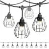 SET CRETE Garland 10m + cable 5m + 10x lampshade D1