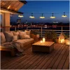 SET CRETE Garland 5m + cable 10m + 5x lampshade M1