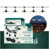 SET CRETE Garland 5m + cable 10m + 5x lampshade M1