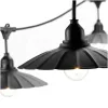 SET CRETE Garland 10m + cable 10m + 10x lampshade M1