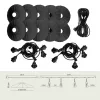 SET CRETE Garland 10m + cable 10m + 10x lampshade M1
