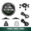 SET CRETE Garland 10m + cable 10m + 10x lampshade M1