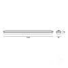 Waterproof linear fixture LED NEXFORCE N2 70W Kobi Pro