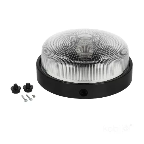 Ceiling lamp RUTO 1xE27 black Kobi