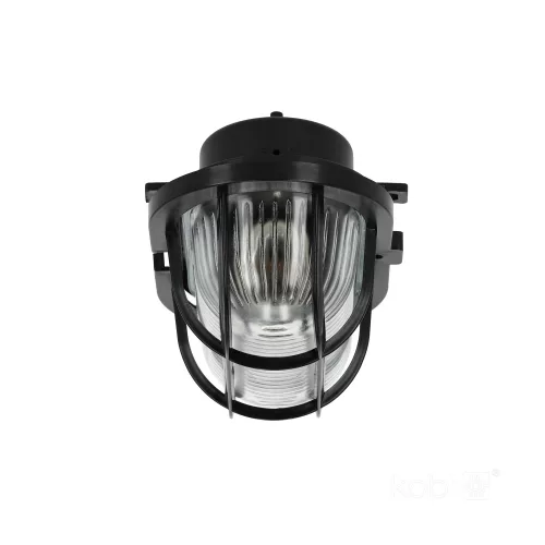 SOMA PC 1xE27 60 plastic mesh black Kobi