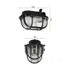 SOMA PC 1xE27 60 plastic mesh black Kobi