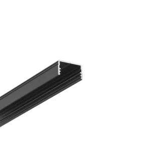 TOPMET LED-profil UNI14 BC3/Y 2000 mm eloxált fekete