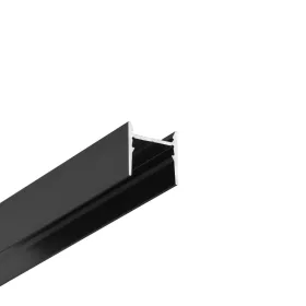 LED profile COZY12 C/U1 1000 black anod. /plastic bag