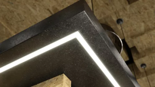 LED Labs LUMINES LED-profil B 2000 mm lakkozott fehér
