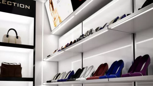 LED Labs LUMINES LED-profil B 2000 mm eloxált fekete