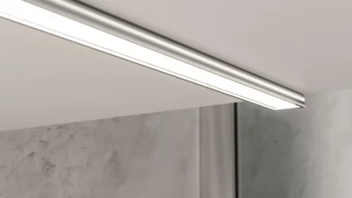 LED Labs LUMINES LED-profil D 1000 mm eloxált rozsdamentes acél
