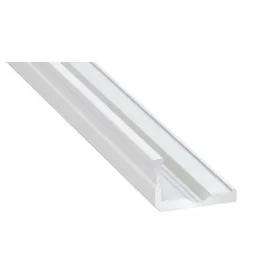 LED Labs LUMINES LED-profil F 2000 mm lakkozott fehér