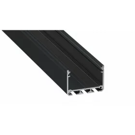 LED Labs LUMINES LED-profil ILEDO 1000 mm lakkozott fekete