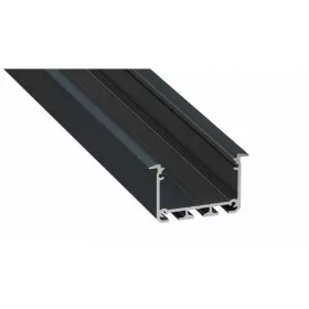 LED Labs LUMINES LED-profil INSO 1000 mm lakkozott fekete