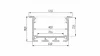 LED Labs LUMINES LED-profil INSO 1000 mm lakkozott fekete