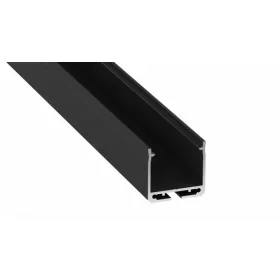 LED Labs LUMINES LED-profil Dileda 2000 mm lakkozott fekete