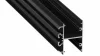 LED Labs LUMINES LED-profil Dopio 2000 mm lakkozott fekete