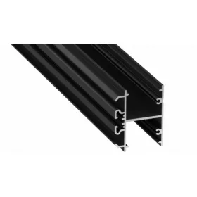 LED Labs LUMINES LED-profil Dopio 2000 mm lakkozott fekete