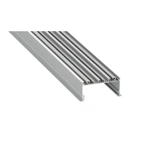 LED Labs LUMINES LED-profil LARGO 2000 mm eloxált ezüst