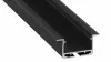 LED Labs LUMINES LED-profil SILEDA 2000 mm lakkozott fekete