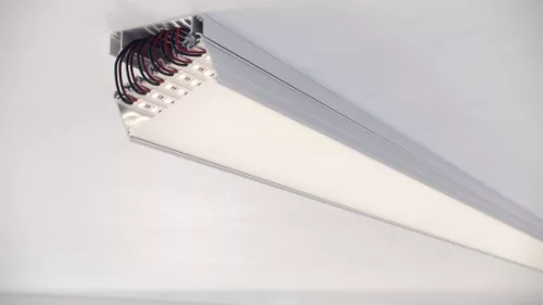 LED Labs LUMINES LED-profil LARGO 1000 mm lakkozott fehér