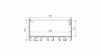 LED Labs LUMINES LED-profil LARGO 1000 mm eloxált ezüst