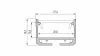 LED Labs LUMINES LED-profil SILEDA 2000 mm lakkozott fekete