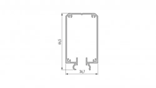 LED Labs LUMINES LED-profil TALIA M2 2000 mm eloxált ezüst