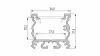 LED Labs LUMINES LED-profil TALIA 2000 mm lakkozott fekete