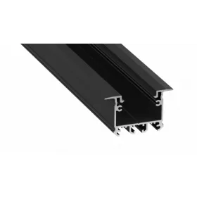 LED Labs LUMINES LED-profil TALIA 2000 mm lakkozott fekete
