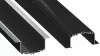 LED Labs LUMINES LED-profil LARGO M3 1000 mm lakkozott fekete