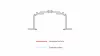 LED Labs LUMINES LED-profil LARGO M3 2000 mm lakkozott fekete