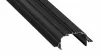 LED Labs LUMINES LED-profil LARGO 2000 mm lakkozott fekete