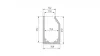 LED Labs LUMINES LED-profil I10 2000 mm eloxált ezüst