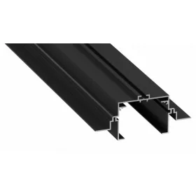LED Labs LUMINES LED-profil TALIA 2000 mm lakkozott fekete