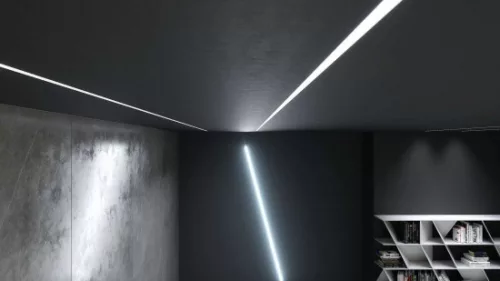 LED Labs LUMINES LED-profil SUBLI 1000 mm lakkozott fekete