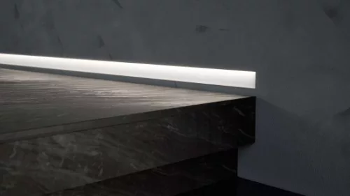 LED Labs LUMINES LED-profil TIANO 2000 mm eloxált ezüst