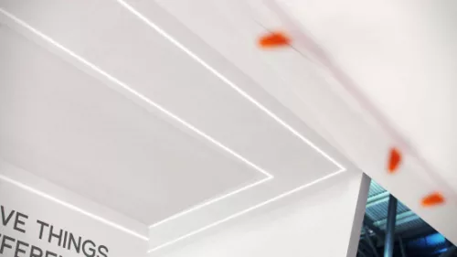 LED Labs LUMINES LED-profil ZATI 2000 mm lakkozott fehér