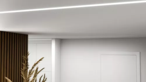 LED Labs LUMINES LED-profil ZATI 1000 mm lakkozott fekete
