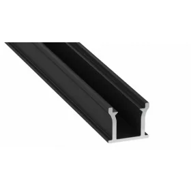 LED Labs LUMINES LED-profil RUNO 2000 mm lakkozott fekete
