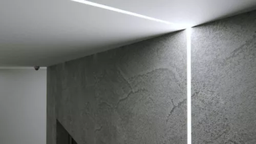 LED Labs LUMINES LED-profil MONO 1000 mm lakkozott fekete