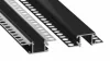 LED Labs LUMINES LED-profil MONO 2000 mm lakkozott fekete