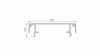 LED Labs LUMINES LED-profil LARGO M1 2000 mm lakkozott fekete